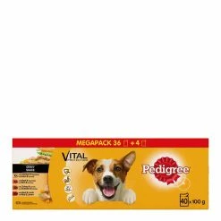 Pedigree Pouch Mixed Gravy 40 For 36 40x100g