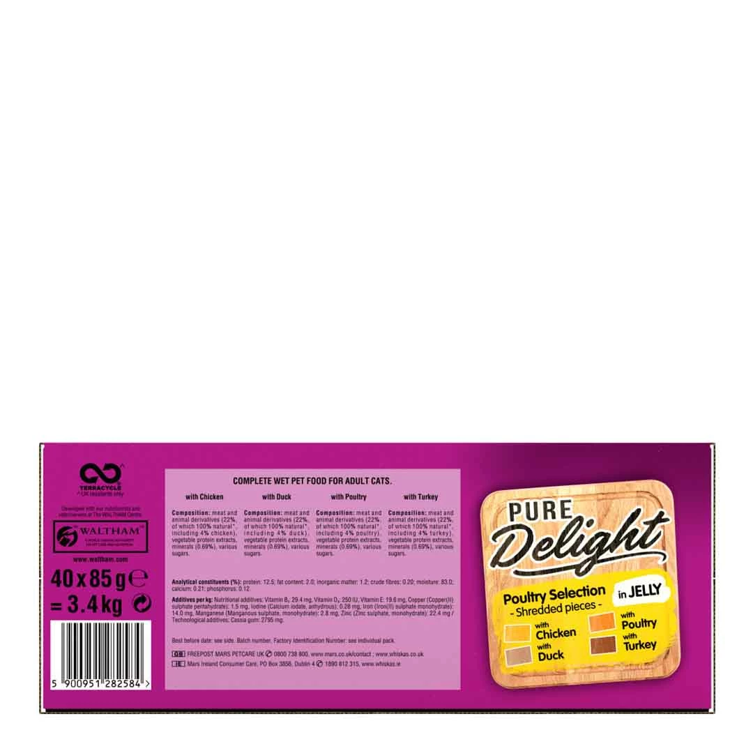 Whiskas Casserole Poultry In Jelly 40for36 40x85g 2 Whiskas Casserole Poultry In Jelly 40for36 40x85g - Image 2