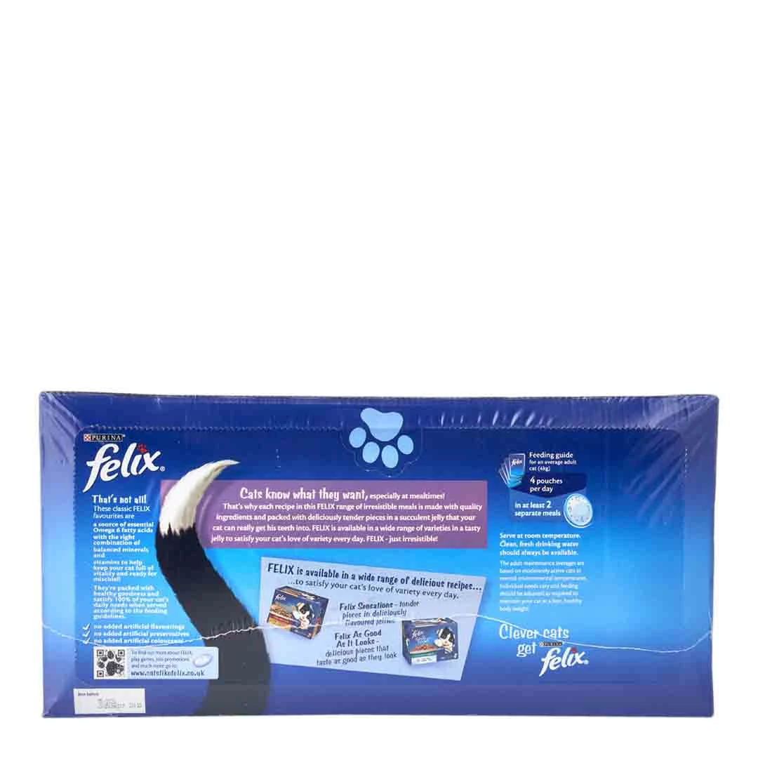 Felix Mixed Selection Cat Food 96x100g 3 Felix Mixed Selection Cat Food 96x100g - Image 3