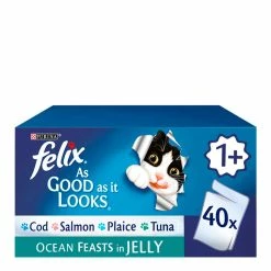 Felix As Good As It Looks Ocean Feasts In Jelly 40x100g