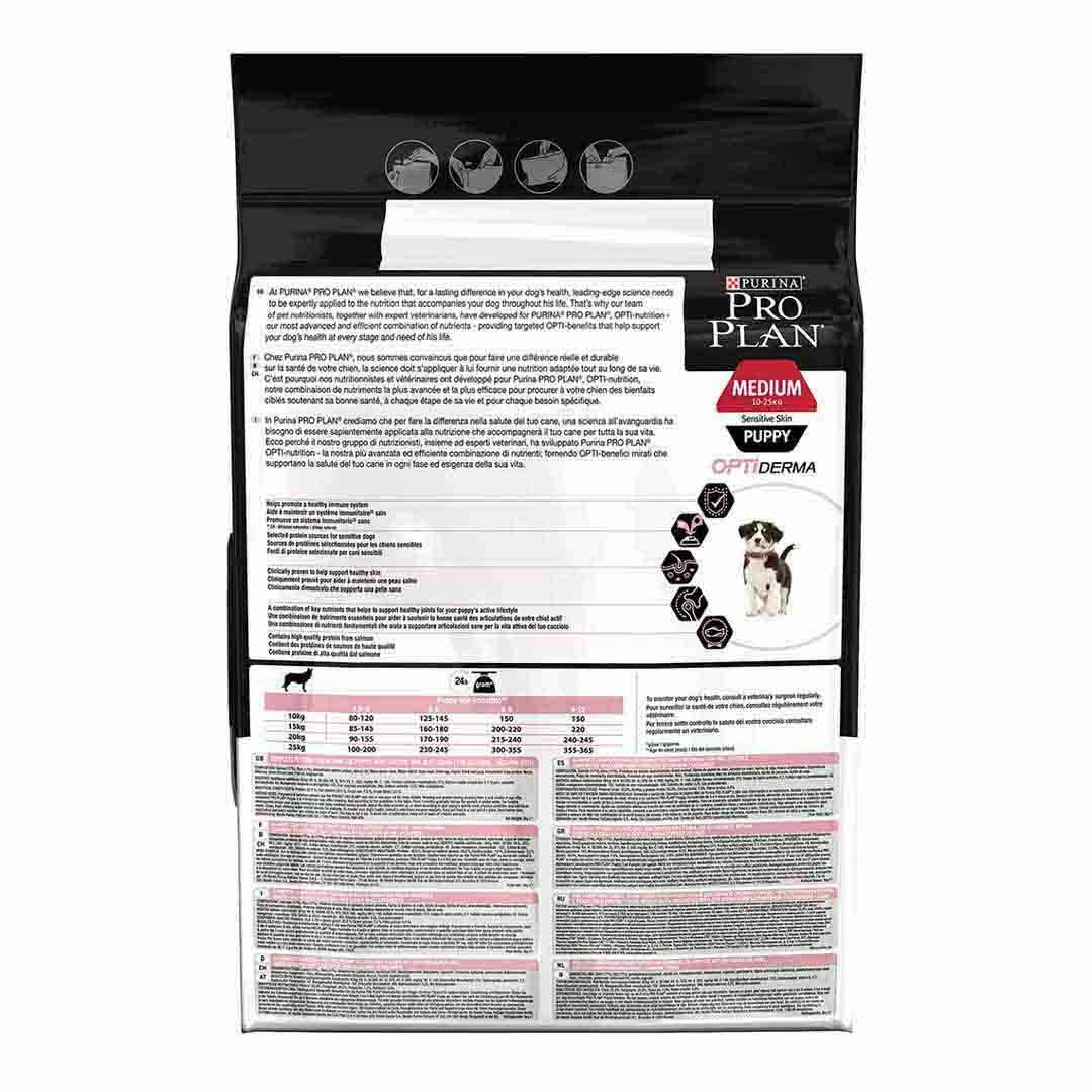 Pro Plan Dog Medium Puppy Sensitive Skin Salmon 3kg 2 Pro Plan Dog Medium Puppy Sensitive Skin Salmon 3kg - Image 2