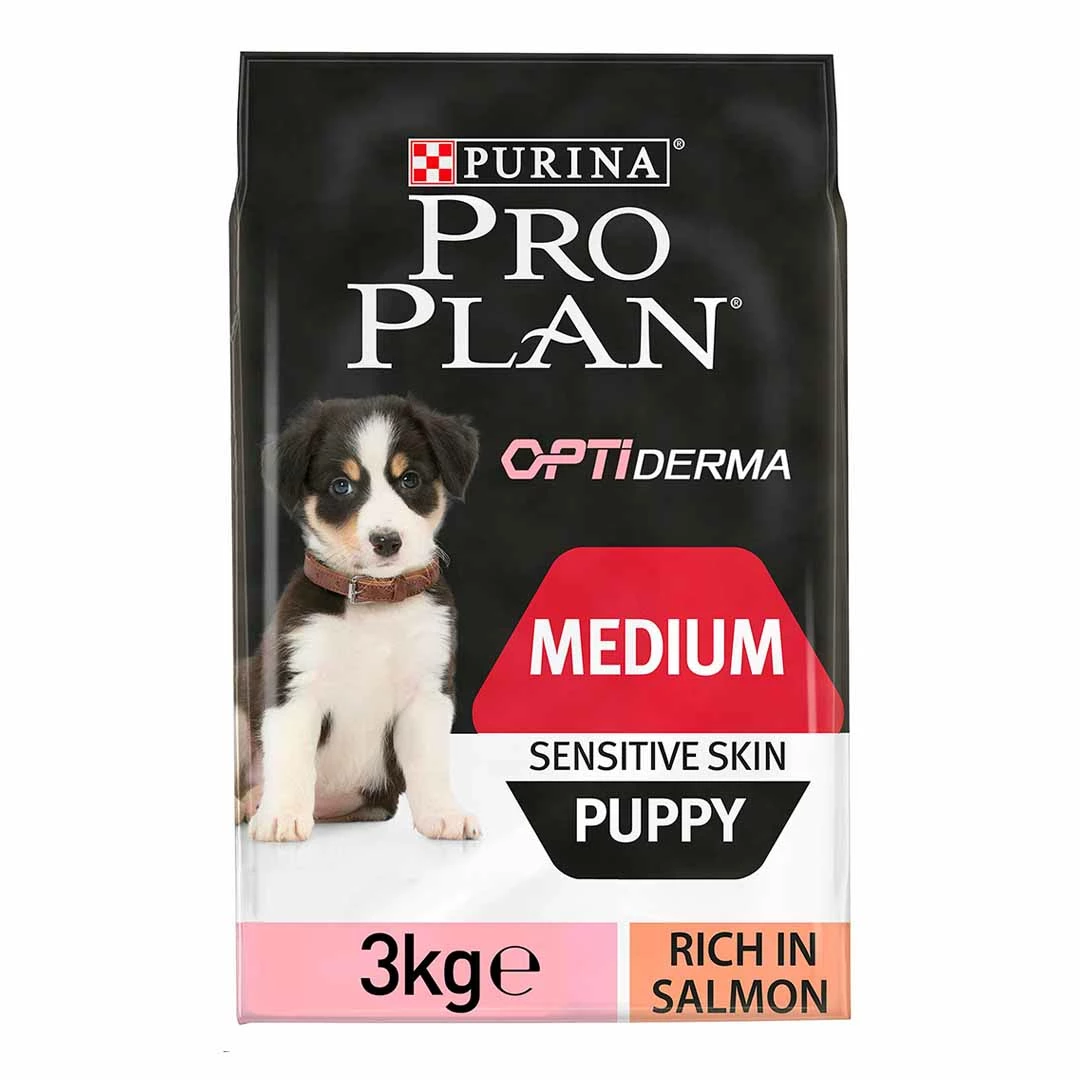 Pro Plan Dog Medium Puppy Sensitive Skin Salmon 3kg 1 Pro Plan Dog Medium Puppy Sensitive Skin Salmon 3kg