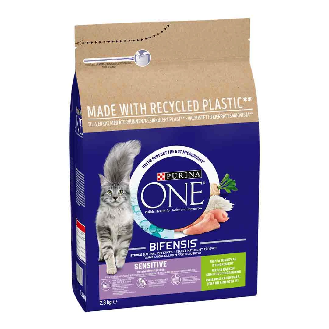 Purina ONE Adult Sensitive Rich In Turkey & Rice 2.8kg 2 Purina ONE Adult Sensitive Rich In Turkey & Rice 2.8kg - Image 2