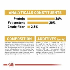 Royal Canin Boxer Adult 3kg -Dog Food shop royal canin adult boxer tailor made dry food kibbles ingredients nutrients nutrition