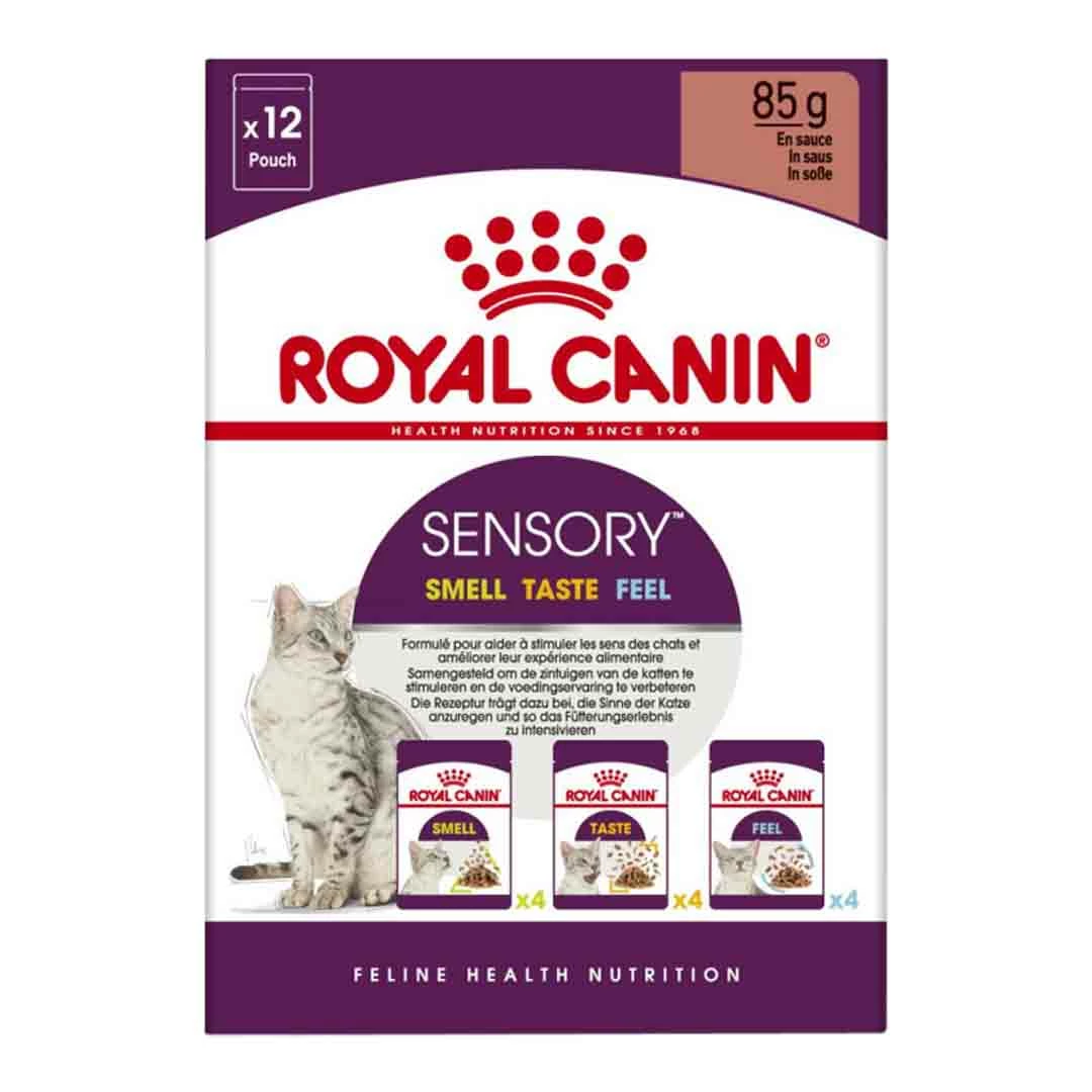 Royal Canin Sensory Smell, Taste And Feel In Gravy Variety Pack 12x85g 1 Royal Canin Sensory Smell, Taste And Feel In Gravy Variety Pack 12x85g