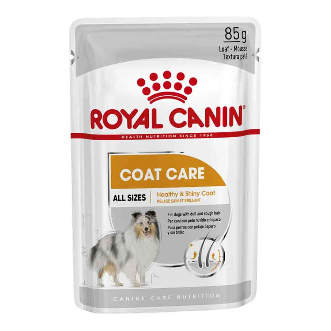 Royal Canin Coat Care Wet Pouches 12x85g 1 Royal Canin Coat Care Wet Pouches 12x85g
