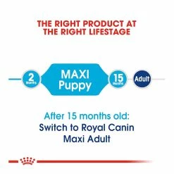 Royal Canin Maxi Junior 4kg 22 Royal Canin Maxi Junior 4kg -Dog Food shop royal canin puppy maxi dry kibbles feature 20highlights 7