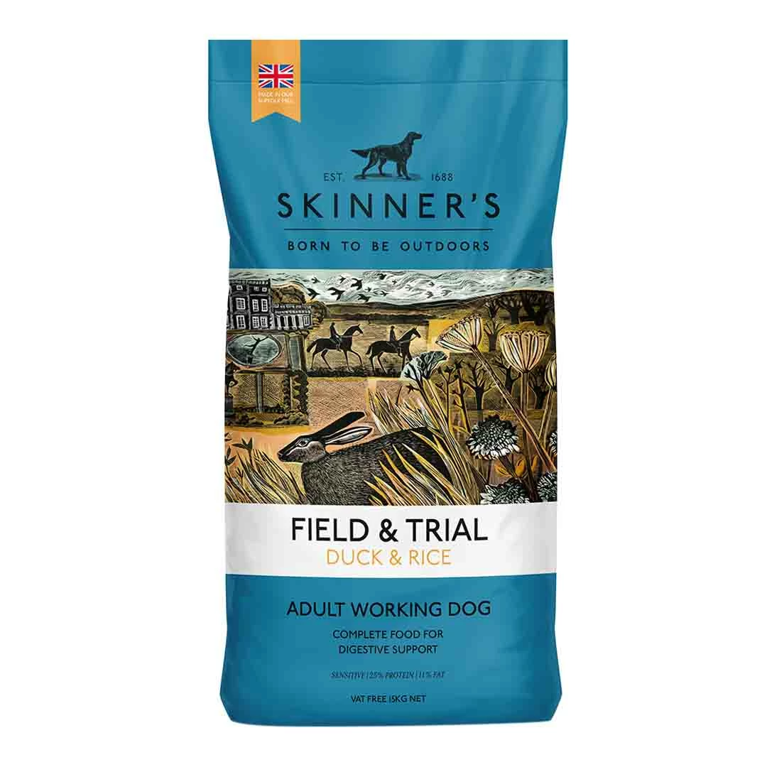 Skinners Field And Trial Duck With Rice 15kg 1 Skinners Field And Trial Duck With Rice 15kg