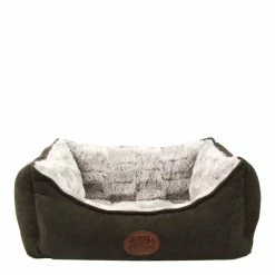 Snug & Cosy Novara Brown, Rectangular Dog Bed, 36 Inch