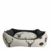 SNUG & COSY Sung & Cosy Stag Print Dog Bed, X-Large