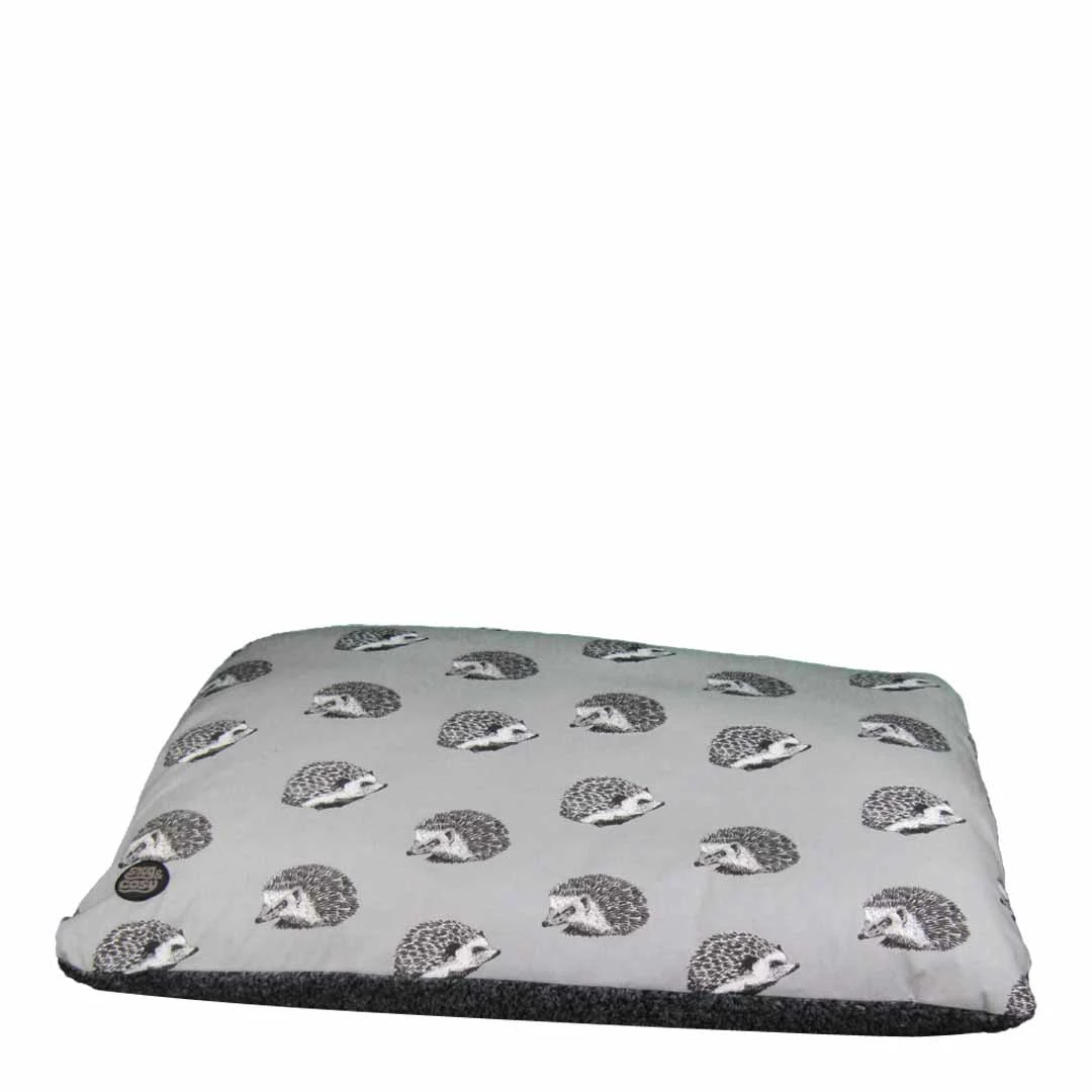 Snug & Cosy Hedgehog Print Lounger Dog Bed, Medium 1 Snug & Cosy Hedgehog Print Lounger Dog Bed, Medium