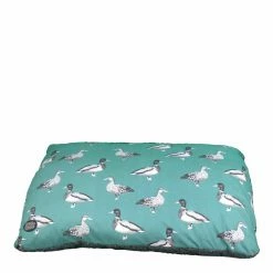 Snug & Cosy Teal Duck Print Lounger Dog Bed, Medium