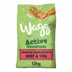 Wagg Active Goodness Complete Working Dog Food With Beef 12kg