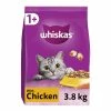 Whiskas 1+ Complete Dry With Chicken Cat Food, 3.8kg