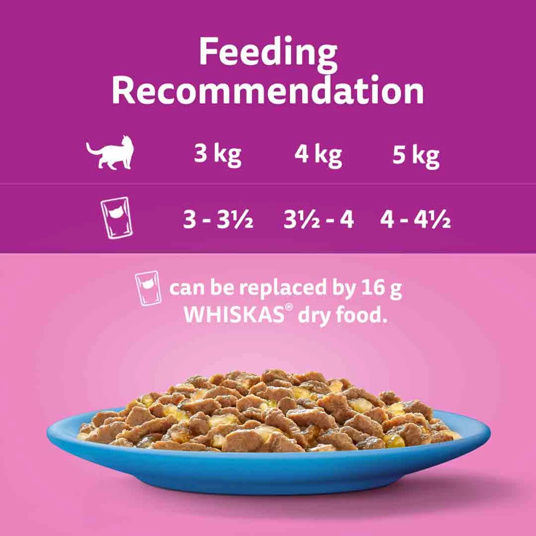 Whiskas Fish Favourites In Jelly 1+ Adult Wet Cat Food Pouches, 40 X 85g 6 Whiskas Fish Favourites In Jelly 1+ Adult Wet Cat Food Pouches, 40 X 85g - Image 6