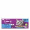 Whiskas Fish Favourites In Jelly 1+ Adult Wet Cat Food Pouches, 40 X 85g