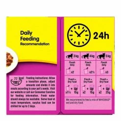 Whiskas 7+ Poultry Selection In Jelly, 40x100g -Dog Food shop whiskas cat poultry selection gevogeue selectie jelly in gelei chicken duck poultry turkey side 2