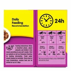 Whiskas Pouch Adult Poultry Jelly 40x100g 9 Whiskas Pouch Adult Poultry Jelly 40x100g -Dog Food shop whiskas cat poultry selection in jelly feeding guide
