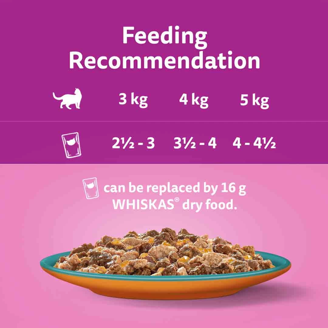 Whiskas Duo Surf & Turf In Jelly 1+ Adult Wet Cat Food Pouches, 40 X 85g 6 Whiskas Duo Surf & Turf In Jelly 1+ Adult Wet Cat Food Pouches, 40 X 85g - Image 6